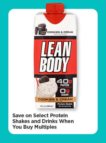 Save on Select Protein Shakes and Drinks When You Buy Multiples