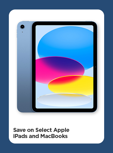 Save on Select Apple iPads and MacBooks