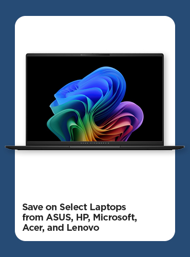 Save on Select Laptops from ASUS, HP, Microsoft, Acer, and Lenovo