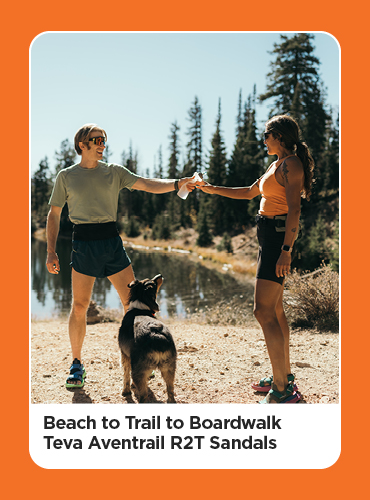 Beach to Trail to Boardwalk 
Teva Adventrail R2T Sandals