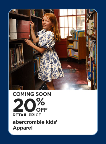 20% Off Retail Price abercrombie Kids' Apparel