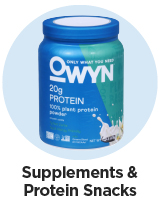 Supplements & Protein Snacks