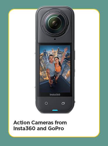 Action Cameras from Insta360 and GoPro
