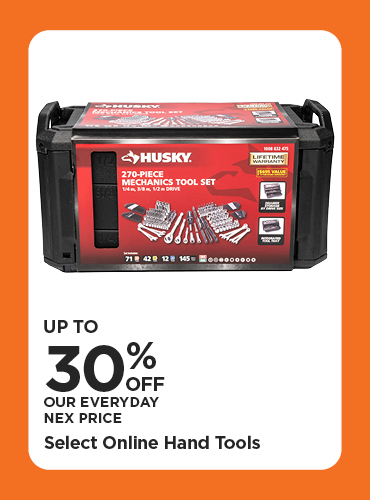 Home Depot Labor Day Savings UP TO 30% OFF Select Online Hand Tools