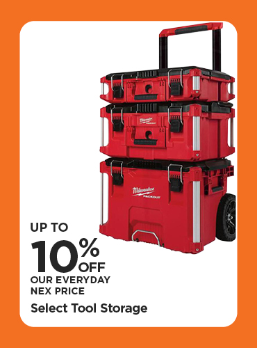 Home Depot Labor Day Savings UP TO 10% OFF Select Tool Storage