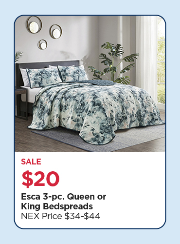 Esca 3-pc. Queen or King Bedspreads
