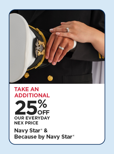Take An Additional 25% Off Our Everyday NEX Price Navy Star & Because by Navy Star