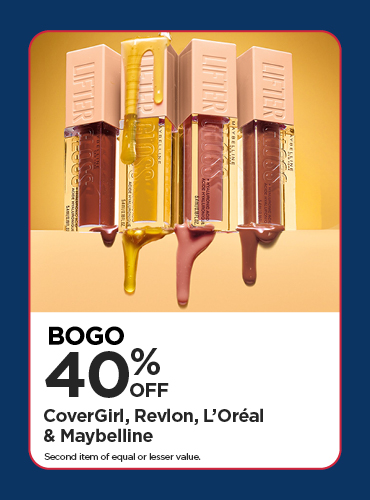 BOGO 40% CoverGirl, Revlon, L'Oréal & Maybelline