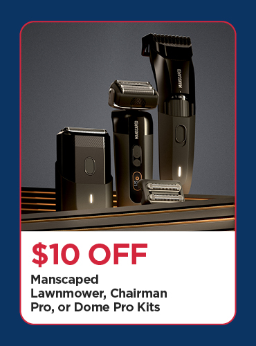 Take An Additional $10 Manscaped Lawnmower, Chairman Pro, or Dome Pro Kits