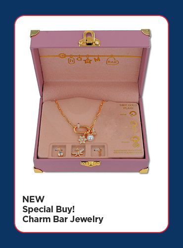 New! Special Buy! Charm Bar Jewelry