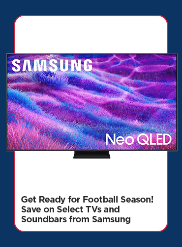 Get Ready for Football Season! Save on Select TVs and Soundbars from Samsung