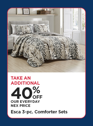 Take An Additional 40% Off Our Everyday NEX Price Esca 3-pc. Comforter sets