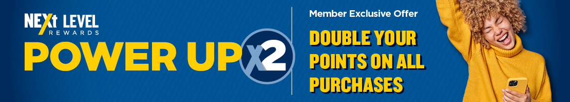 Double Points on Purchases for NLR Members