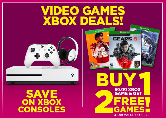 Video Games Buy 1 Get 2 Free