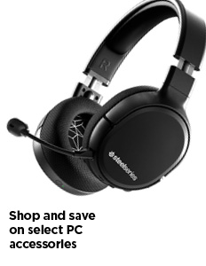 Shop and save on select PC accessories