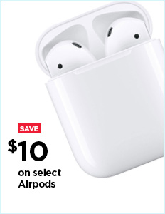 Save $10 on select Airpods