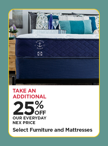 Save Up To 25% Furniture and Mattresses