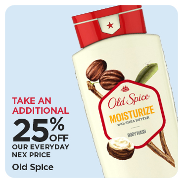 Take An Additional 25% Off Our Everyday NEX Price Old Spice