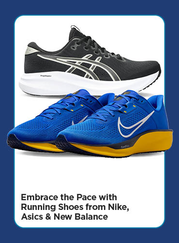 Embrace the Pace with Running Shoes from Nike, Asics & New Balance