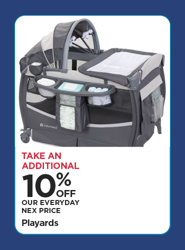 Take An Additional 10% Off Our Everyday NEX Price Playards