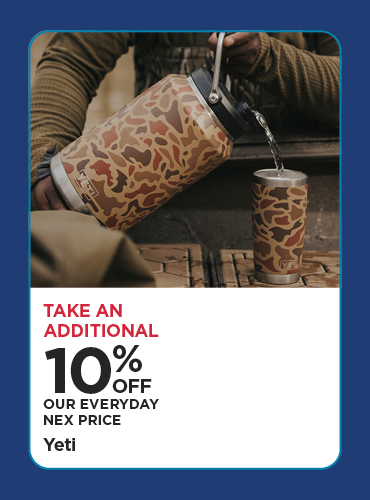 Take An Additional 10% Off Our Everyday NEX Price Yeti