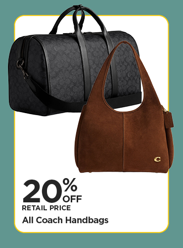 20% Off Retail Price All Coach Handbags