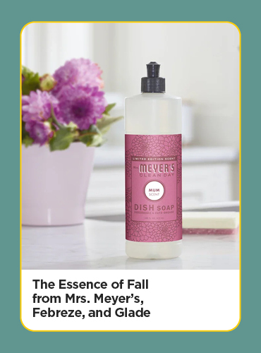 The Essence of Fall from: Mrs. Meyer's, Febreze, and Glade