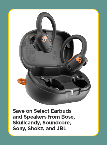 Save on Select Earbuds and Speakers from Bose, Skullcandy, Soundcore, Sony, Shokz, and JBL