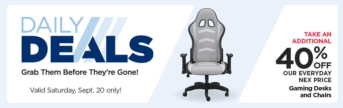 Take an Additional 40% off Gaming Desk and Chairs
