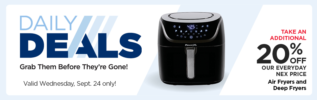 Take an Additional 20% off Air Fryers and Deep Fryers