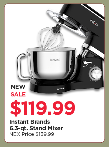 New! Save $20 Off Instant Brands 6.3-qt. Stand Mixer