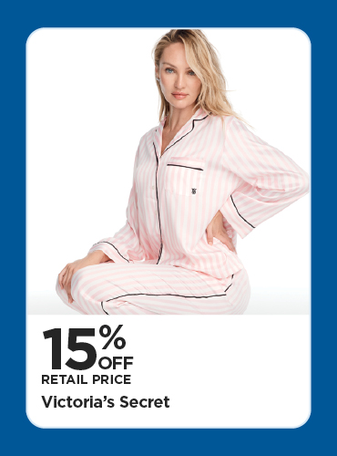 15% Off Retail Price Victoria's Secret