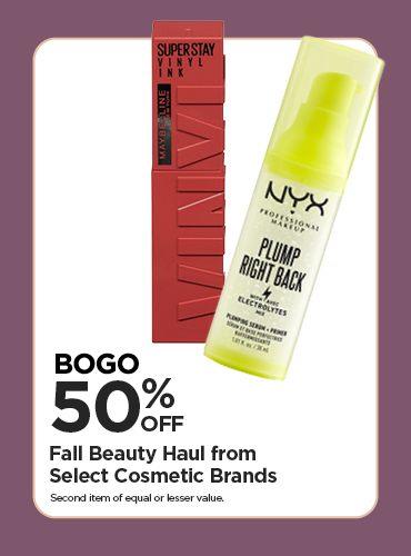 BOGO 50% Fall Beauty Haul from Select Cosmetic Brands
