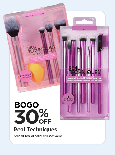 BOGO 30% OFF REAL TECHNIQUES