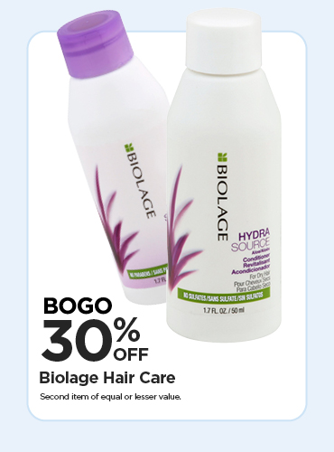 BOGO 30% OFF BIOLAGE HAIR CARE