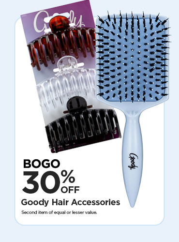 BOGO 30% OFF GOODY HAIR ACCESSORIES