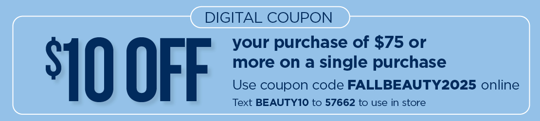 $10 Off $75 or More Beauty Purchase