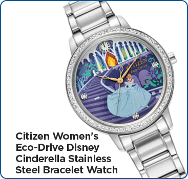 Citizen Women's Eco-Drive Disney Cinderella Stainless Steel Bracelet Watch