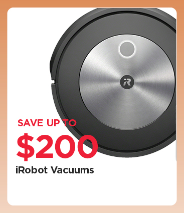 Save Up To $200 iRobot Vacuums