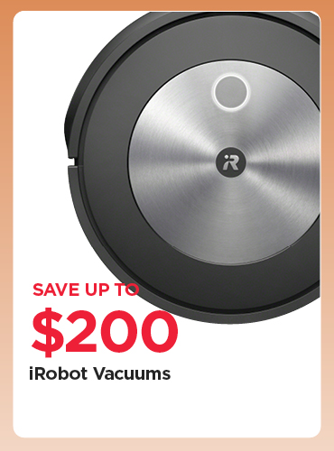 Save Up To $200 iRobot Vacuums