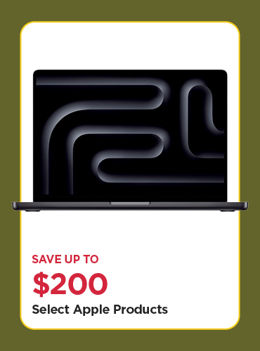 Save Up To $200 Select Apple Products