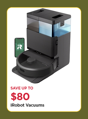 Save Up To $80 iRobot Vacuums