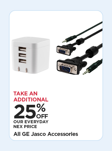 All GE Jasco Accessories 25% off