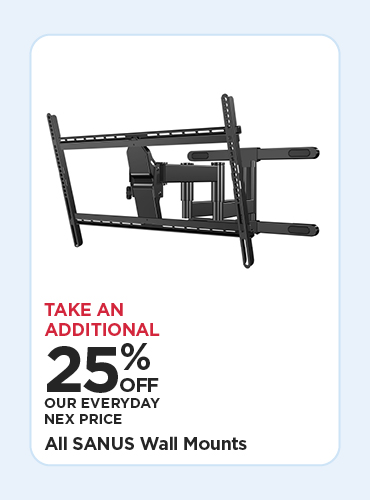 All SANUS Wall Mounts 25% off