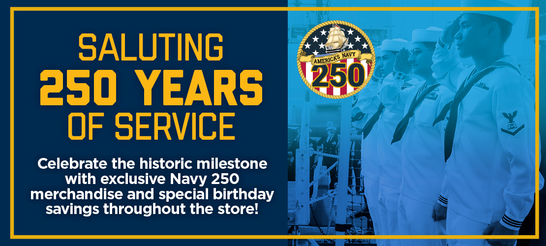 Exclusive Navy 250 Merchandise