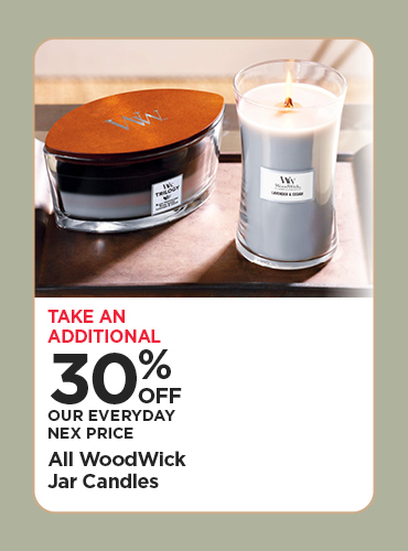 30% Off All Woodwick Jar Candles