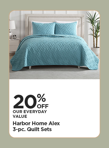 20% Off HH Alex 3pc Quilt Sets