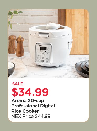 $34.99 Aroma 20 cup Professional Digital Rice Cooker
