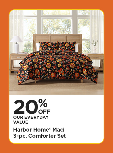 20% Off Our Everyday Value Harbor Home Maci 3-pc Comforter Set