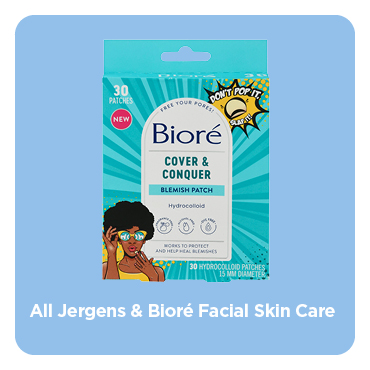 All Jergens & Biore Facial Skin Care